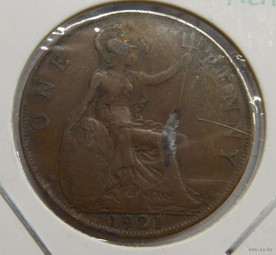 Великобритания 1 пенни 1921 г