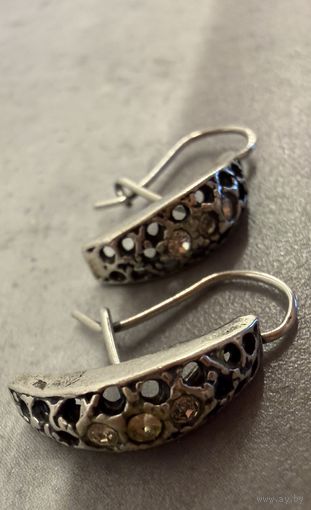 Серьги СЕРЕБРО пр. (25).  Распродажа коллекции!!!