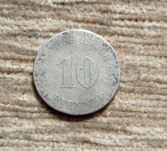 Werty71 Германия 10 пфеннигов 1874