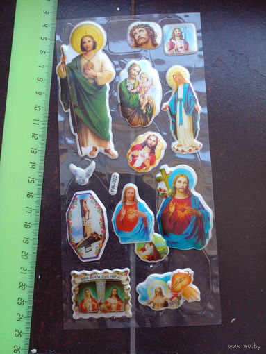 Наклейки католические, ЦЕНА ЗА ВСЕ