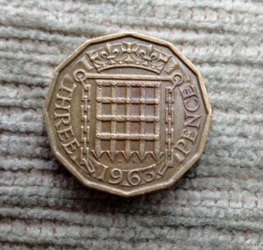 Werty71 Великобритания 3 пенса 1963
