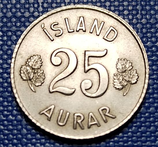 Исландия 25 эйре 1965 г.
