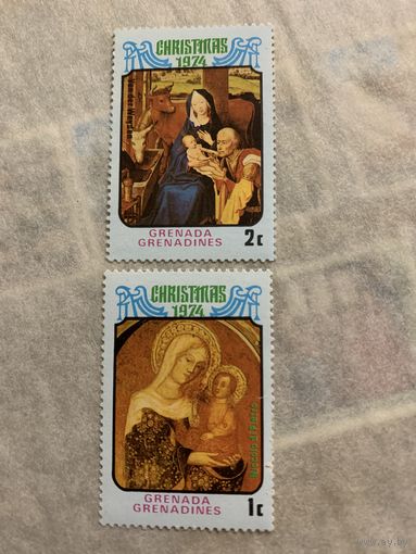 Гренада 1974. Рождество. Марки из серии