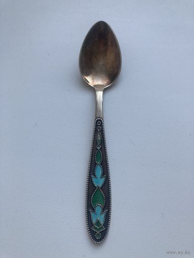 Кофейная серебряная ложечка .875