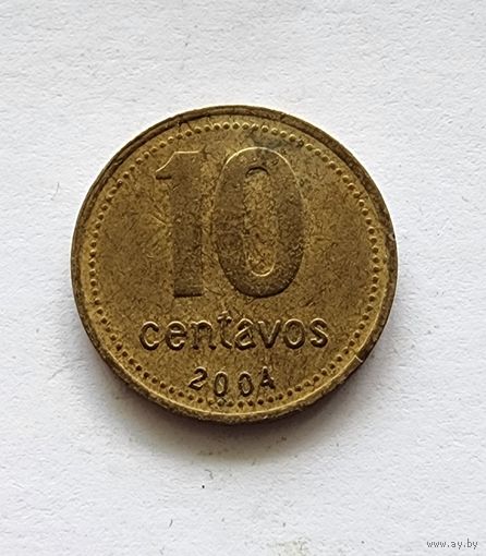 Аргентина 10 сентаво, 2004