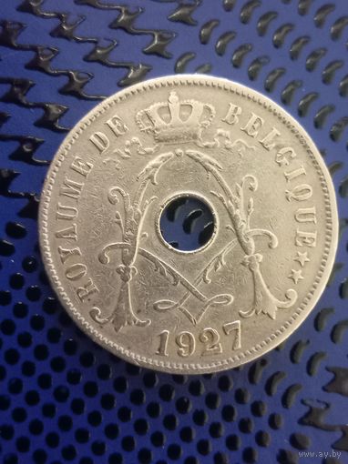 25 сантимов. Бельгия 1927г.