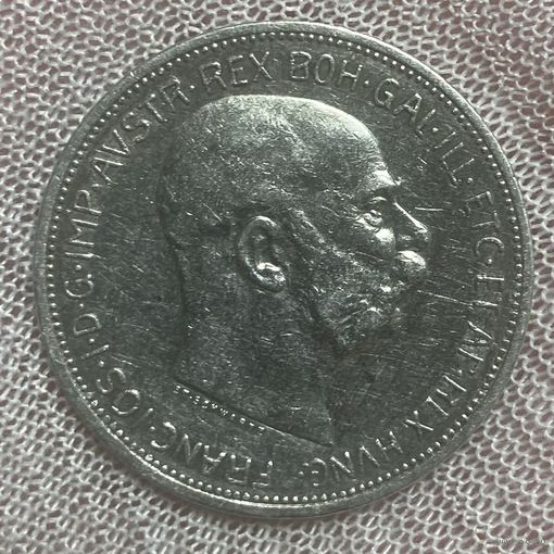 Монета Австро-Венгрия 2 кроны 1912 год.