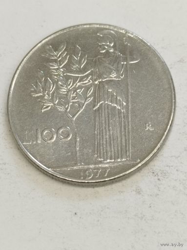 Италия 100 лир 1977