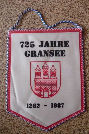Вымпел "750 лет Гранзее" (ГДР)
