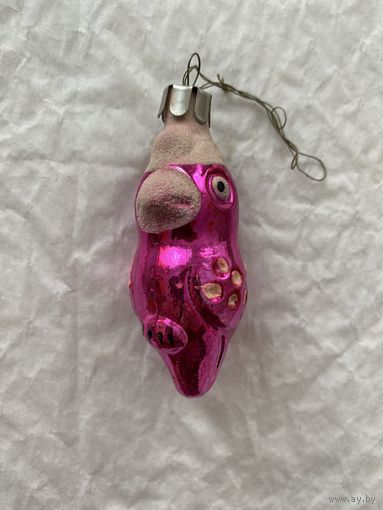 Елочная игрушка Попугай.