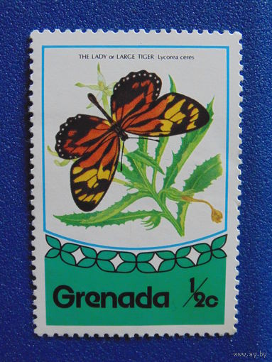 Гренада 1975 г. Бабочка.