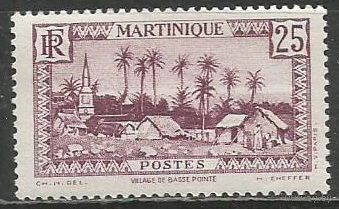 Мартиника. Деревня островитян. 1933г. Mi#133.