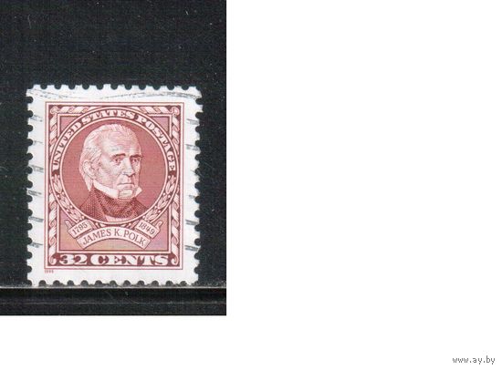 США-1995 (Мих.2678) , гаш. , Стандарт, Личности , Президент,(одиночка),