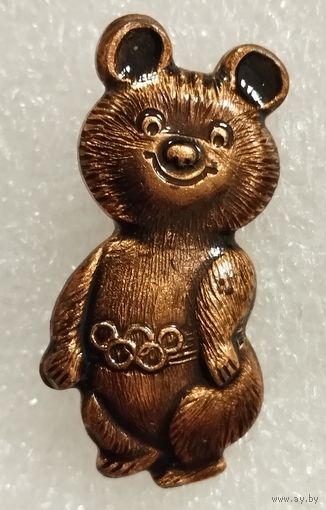 Значок. Олимпиада-80. Мишка. т.м.