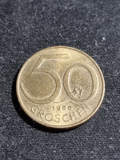 Австрия 50 грошей 1986