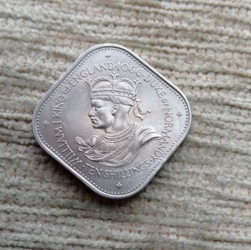 Werty71 Гернси 10 шиллингов 1966 Блеск 900 лет Нормандскому завоеванию