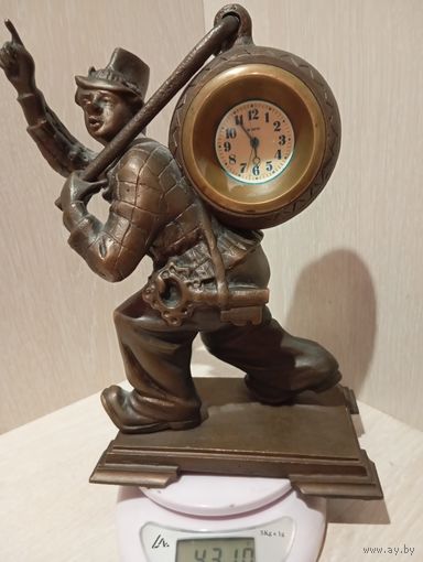 Настольные часы Бронза 1970