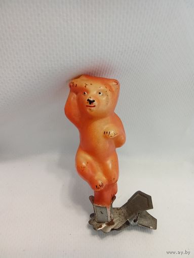Ёлочная игрушка Мишка Медведь СССР