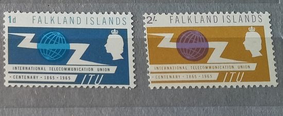 Фалкленды 1965 Британский омнибус ITU-союз электросвязи полная серия, MNH