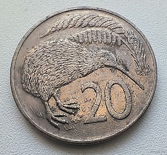 Новая Зеландия 20 центов, 1982.  5-11-23