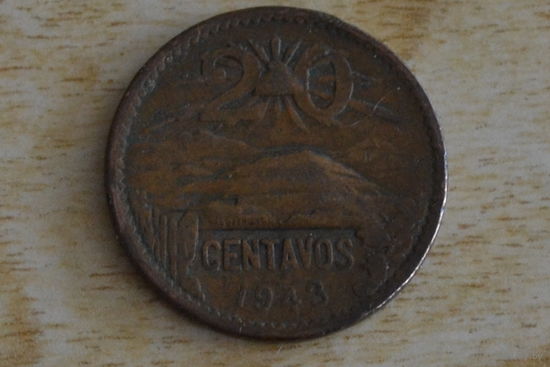 Мексика 20 сентаво 1943