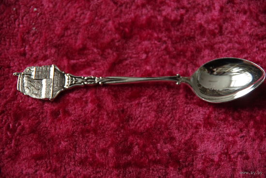 Ложка с серебрением сувенирная коллекционная  В21