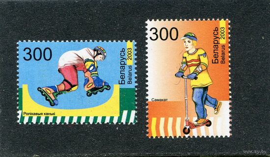 Беларусь 2003. Детские виды спорта