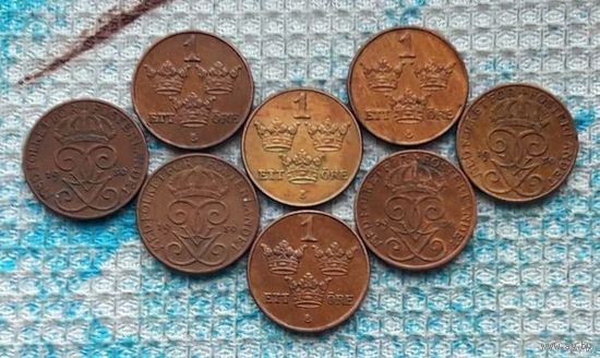 Швеция 1 эре (цент) 1950 года, UNC. Густав V Адольф. Предложи свою цену или обмен!