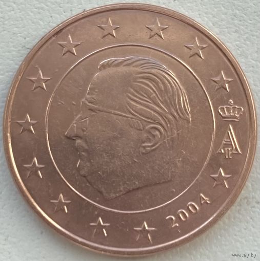 Бельгия 5 евроцентов 2004 г.