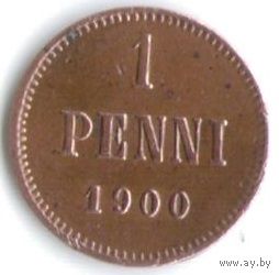 1 пенни 1900 год _состояние ХF