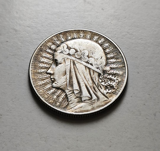 5 злотых 1933 г.  Ядвига, Варшава, лот рп-5,1