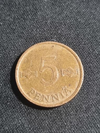 Финляндия 5 пенни 1971