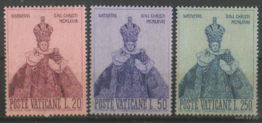 ВАТ. М. 541-43. 1968. Рождество. чиСт.