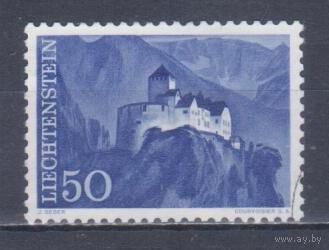 [181] Лихтенштейн 1959. Архитектура.Замок. Гашеная марка.