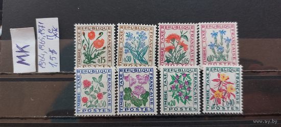 ФРАНЦИЯ 1964-65-71гг. Налоговые марки. Полные серии. Чист**