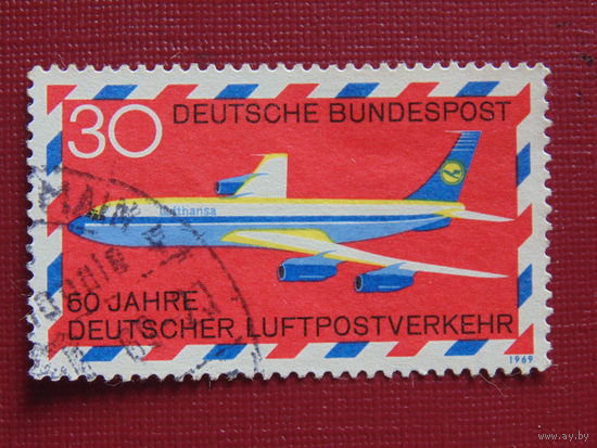 Германия 1969 г. Авиация.