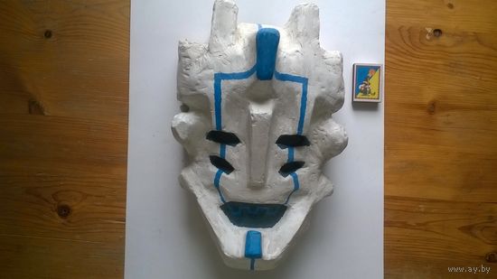 Маска из папье-маше ( ручная работа , курсовая !! )