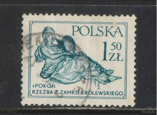 Польша ПНР 1979 Скульптура Покой Андре Лебрана из варшавского королевского дворца Стандарт #2624