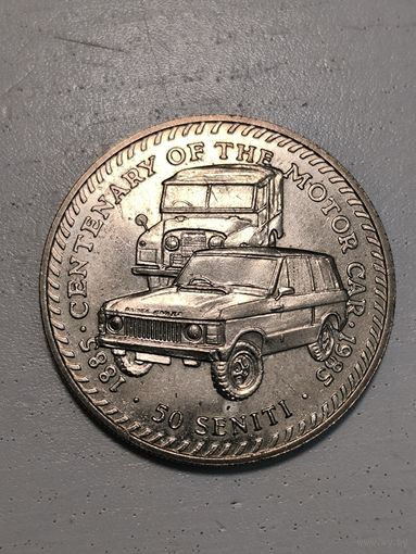 Тонга 50 seniti 1985