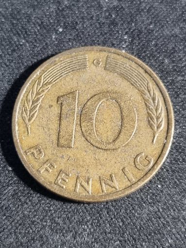 Германия 10 пфеннигов 1981  G