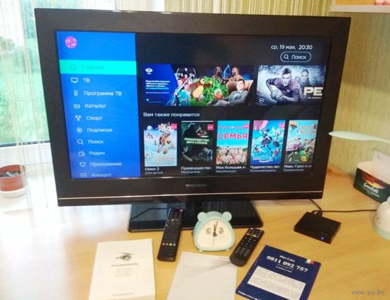 Телевизор ЖК Thomson 32" HT 2253 полный комплект.