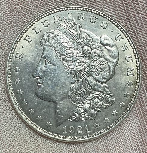 Монета 1 доллара 1921 год. США. Доллар Моргана.