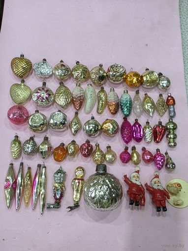 НОВОГОДНИЕ ИГРУШКИ. СССР.