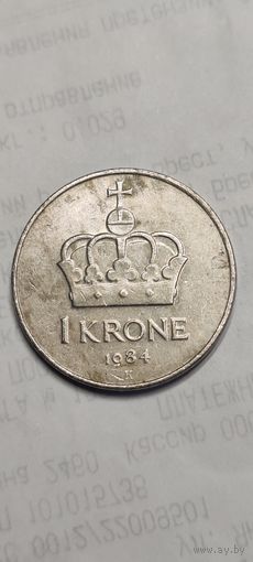 Норвегия 1 крона 1984