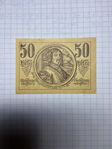 50 геллеров (нотгельды) Австрия.-2212