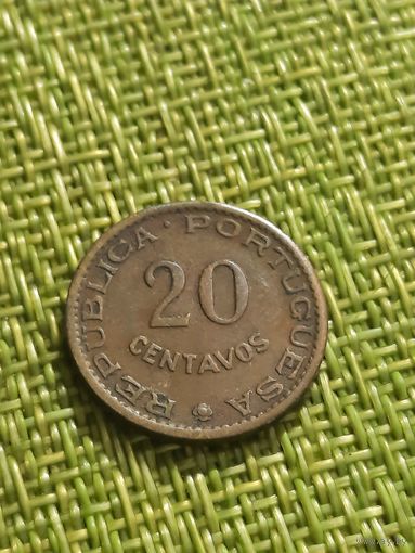 Сан-Томе и Принсипи 20 сентаво 1962 г