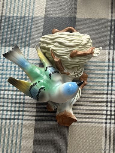 Кашпо птицы фарфор