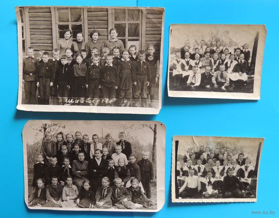 Фото "Школа", Браславщина, 1950-1960-е гг.