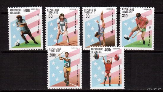 Того-1996,(Мих.2382-2387) ** , Спорт,ОИ-1996