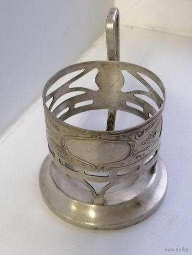 Подстаканник мельхиор СССР, ампирный